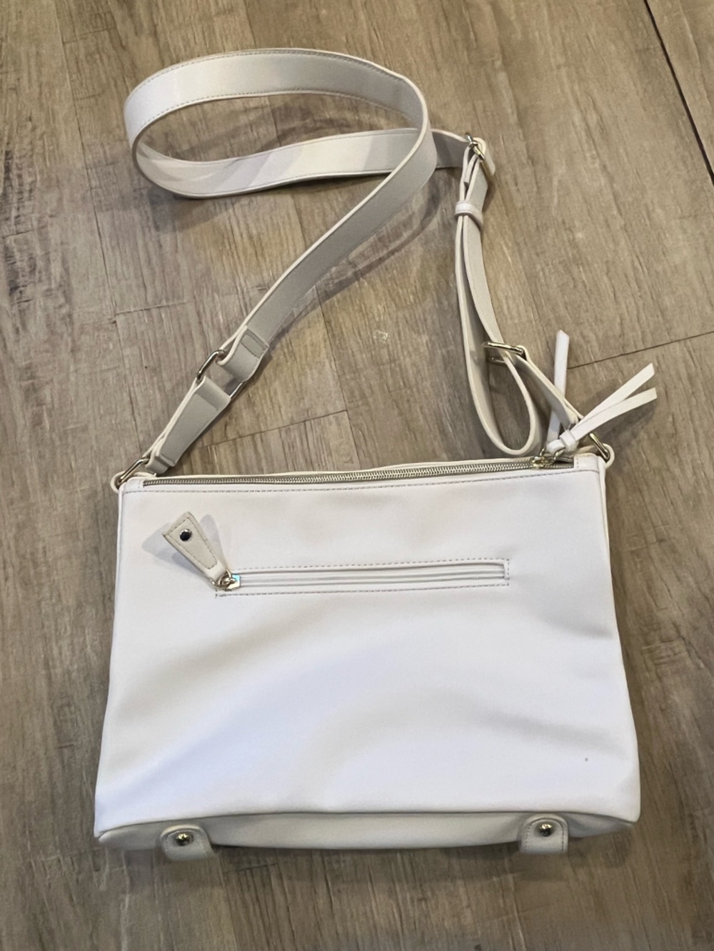 Franco Sarto White Woven Crossbody Bag NWOT - Picture 5 of 13